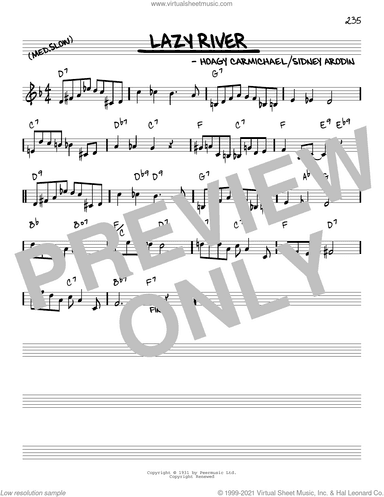 Lazy River [Reharmonized version] (arr. Jack Grassel)