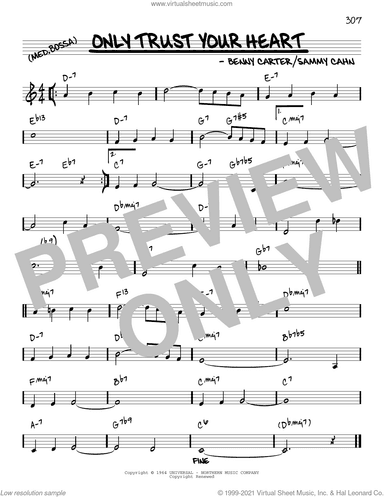 Only Trust Your Heart [Reharmonized version] (arr. Jack Grassel)