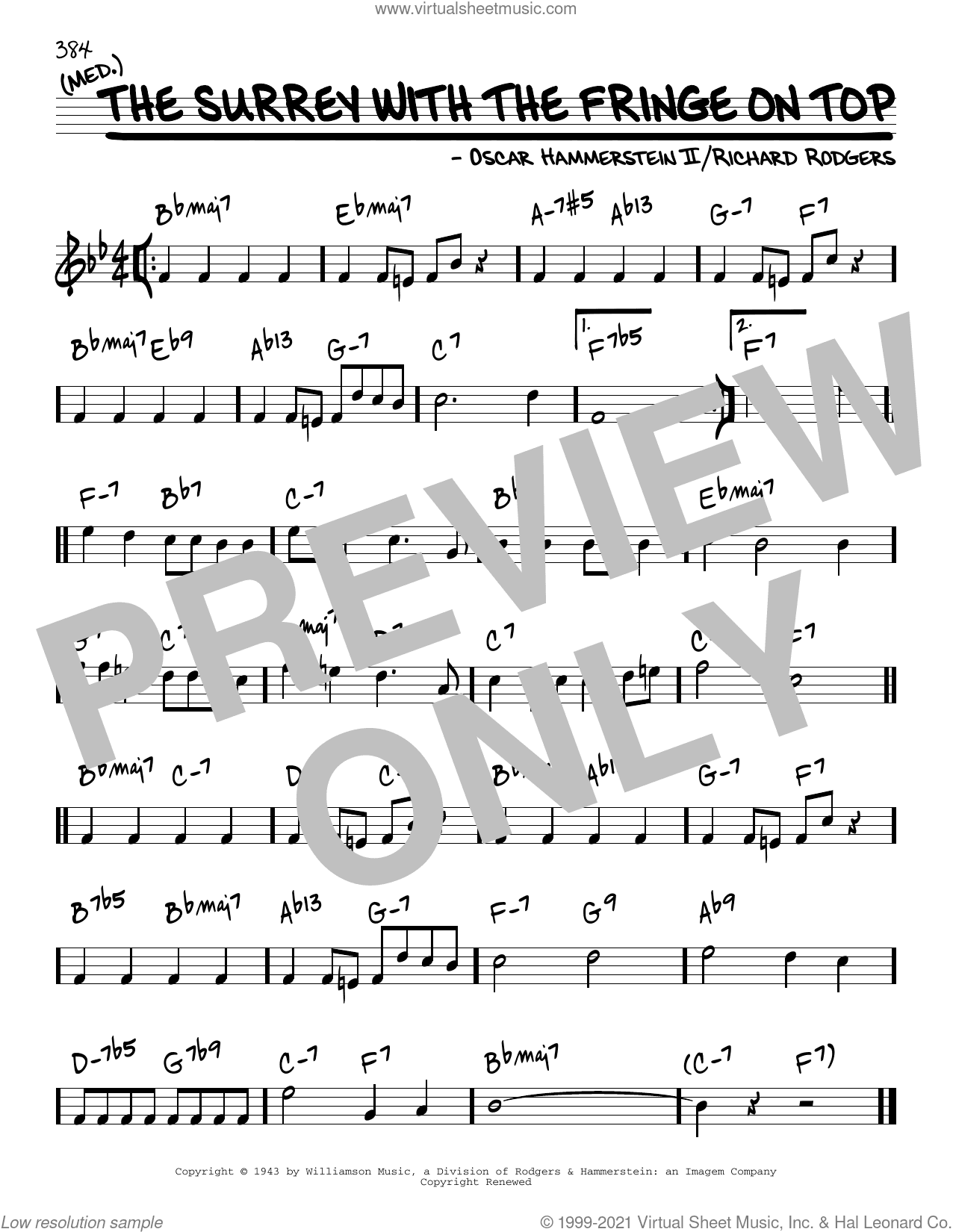 The Surrey With The Fringe On Top [Reharmonized version] (arr. Jack Grassel)