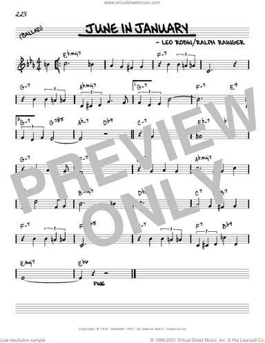 June In January [Reharmonized version] (arr. Jack Grassel)