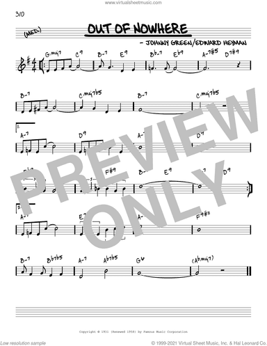 Out Of Nowhere [Reharmonized version] (arr. Jack Grassel)