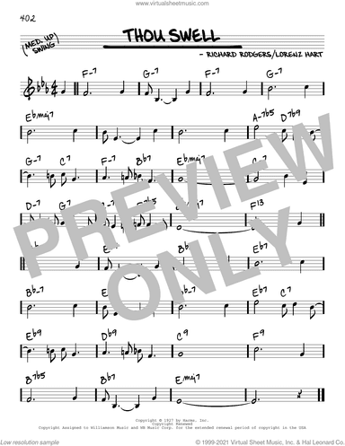 Thou Swell [Reharmonized version] (arr. Jack Grassel)