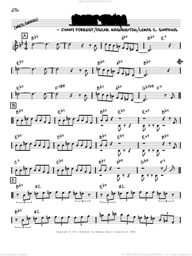 Night Train [Reharmonized version] (arr. Jack Grassel)