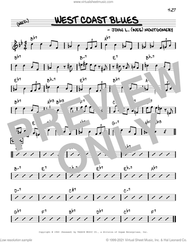 West Coast Blues [Reharmonized version] (arr. Jack Grassel)