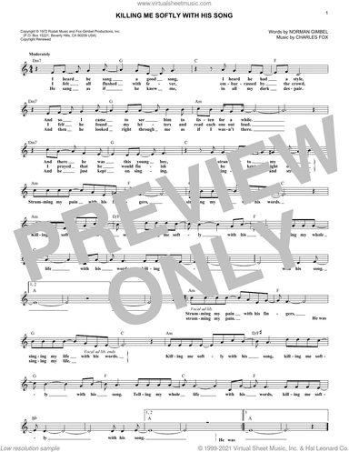Killing Me Softly With His Song