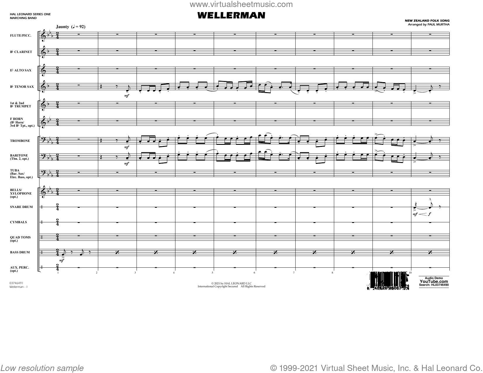 Wellerman (arr. Paul Murtha) (COMPLETE)