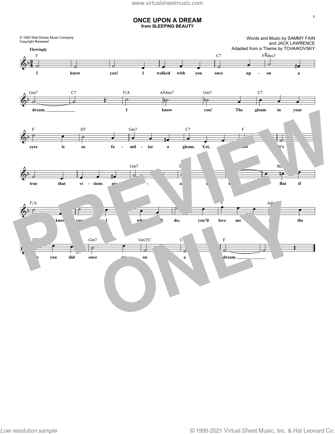 Once Upon A Dream (from Sleeping Beauty)