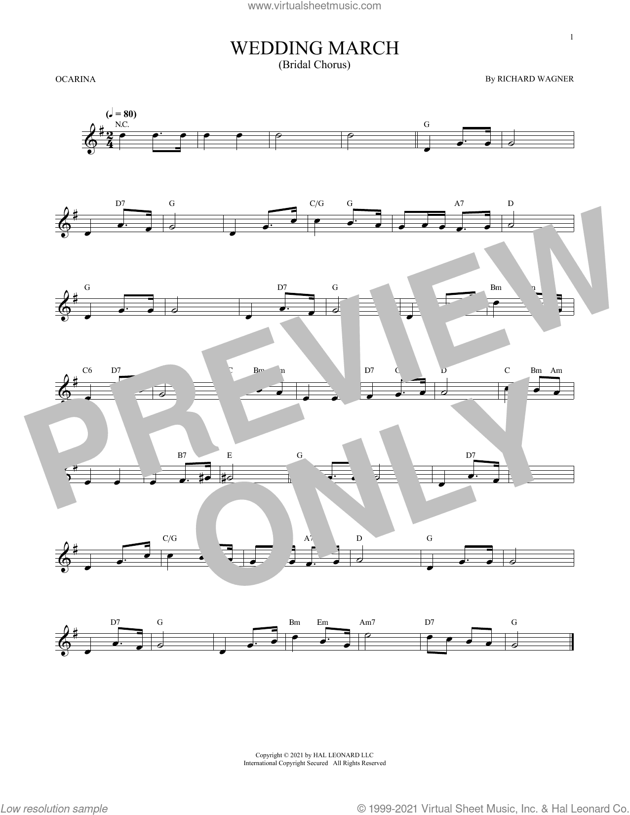 Wedding March (Bridal Chorus) (arr. Cris Gale)