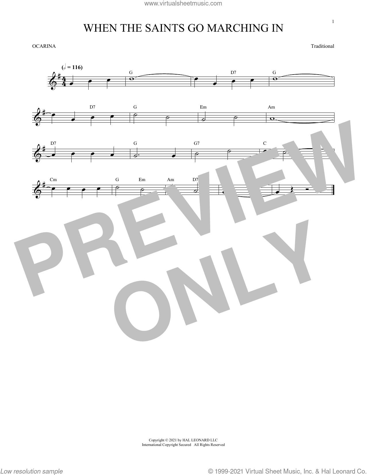 When The Saints Go Marching In (arr. Cris Gale)