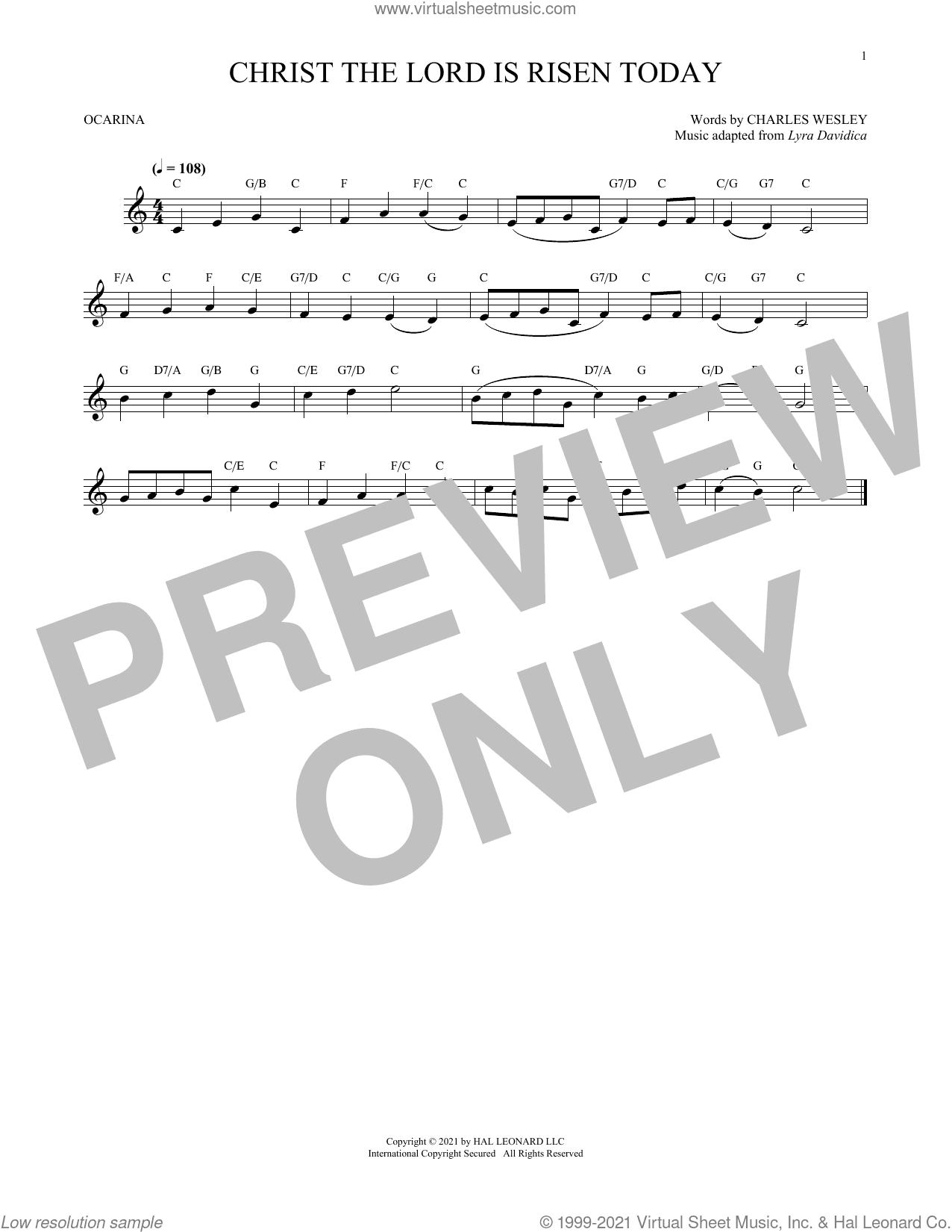 Christ The Lord Is Risen Today (arr. Cris Gale)