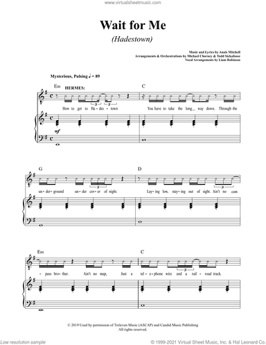 Wait For Me (from Hadestown)