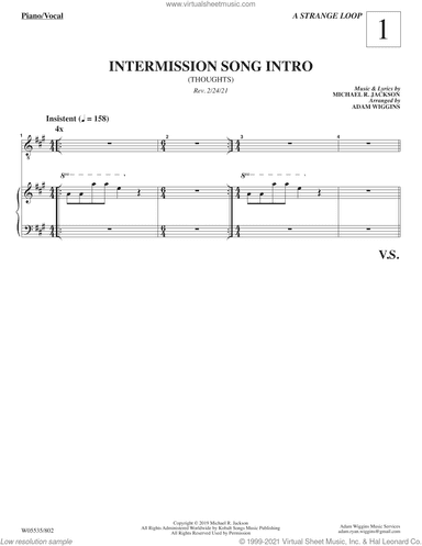 Intermission Song Intro (from A Strange Loop)