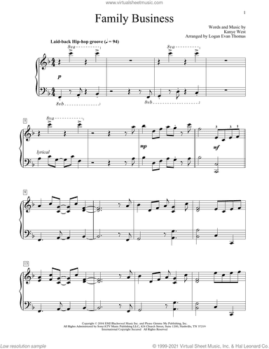 Family Business (arr. Logan Evan Thomas)