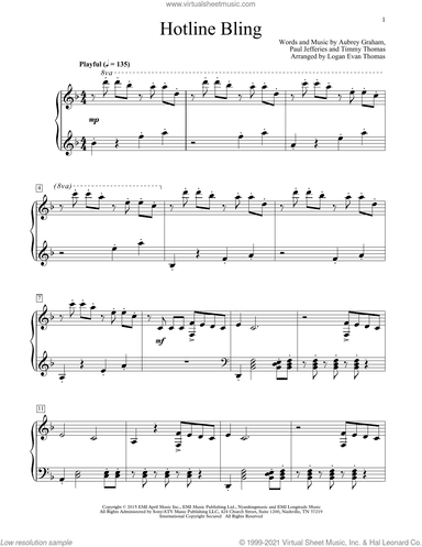 Hotline Bling (arr. Logan Evan Thomas)