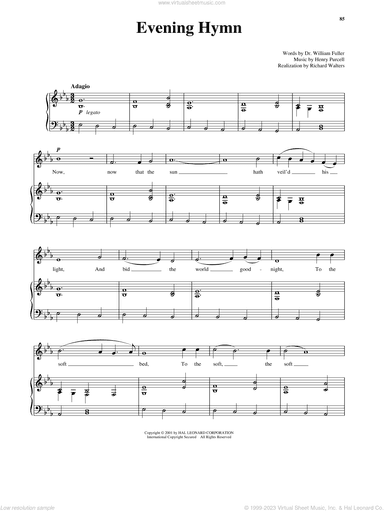 Evening Hymn (Low Voice)