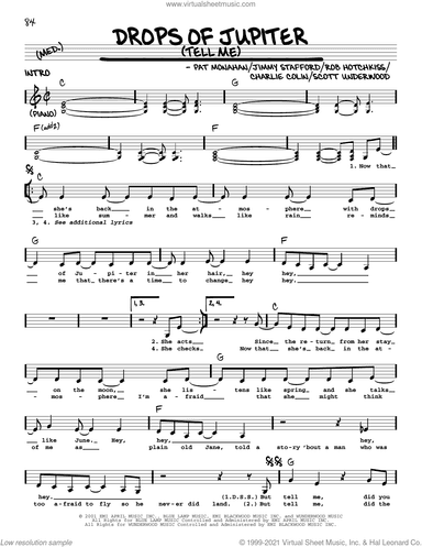 Drops Of Jupiter (Tell Me)
