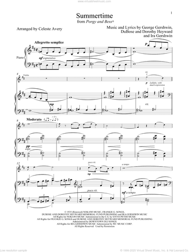 Summertime (from Porgy and Bess)
