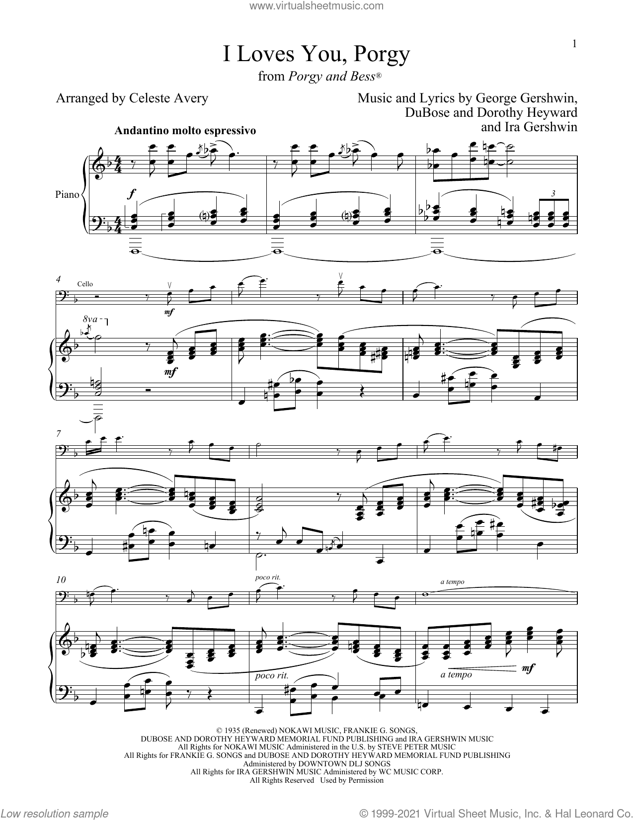 I Loves You, Porgy (from Porgy and Bess)