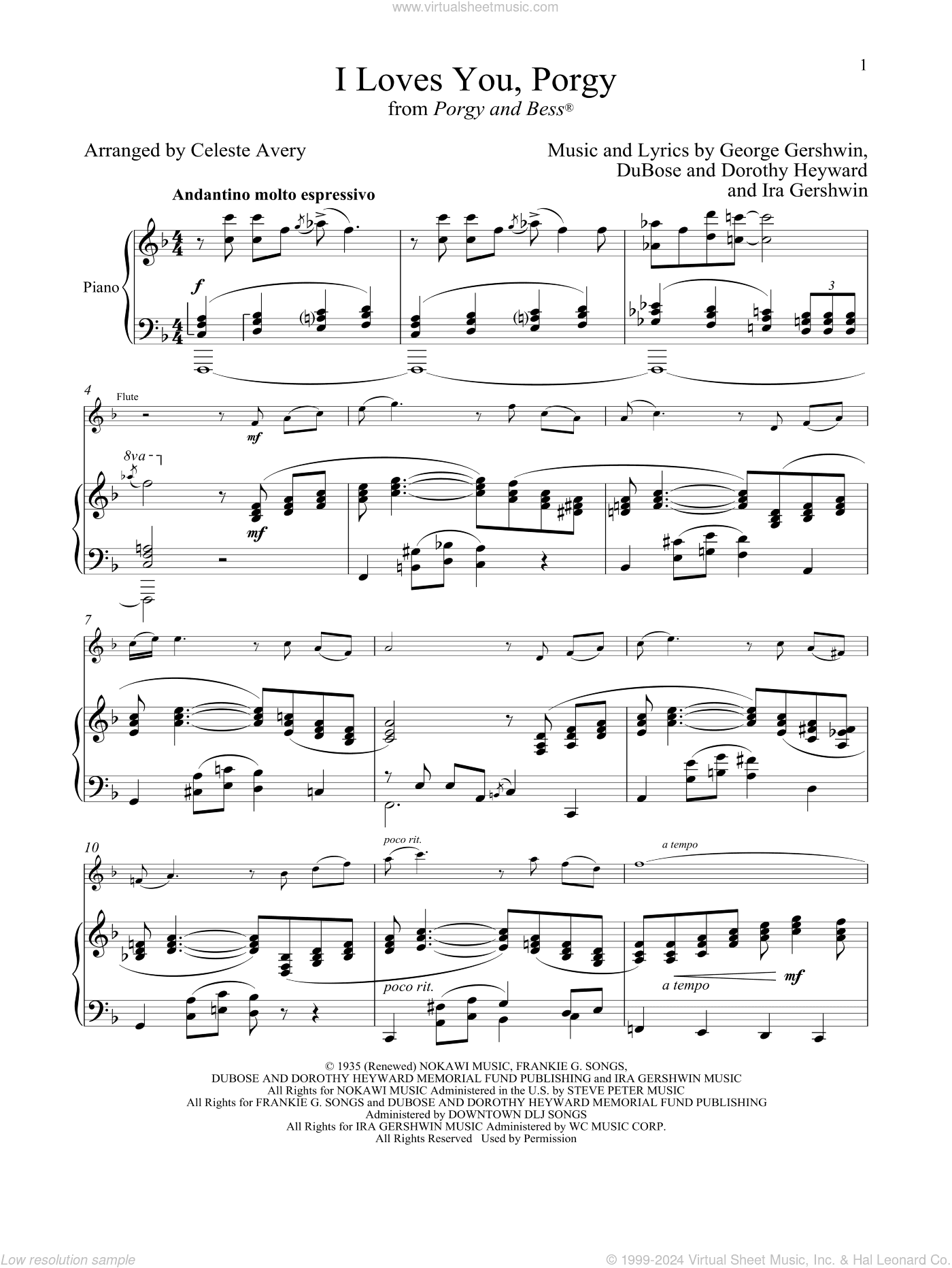 I Loves You, Porgy (from Porgy and Bess)