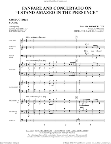 Fanfare And Concertato On "I Stand Amazed In The Presence" (arr Jon Paige and Brad Nix)