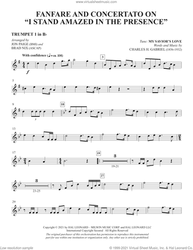 Fanfare And Concertato On "I Stand Amazed In The Presence" (arr Jon Paige and Brad Nix)