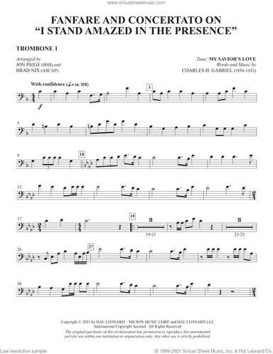 Fanfare And Concertato On "I Stand Amazed In The Presence" (arr Jon Paige and Brad Nix)