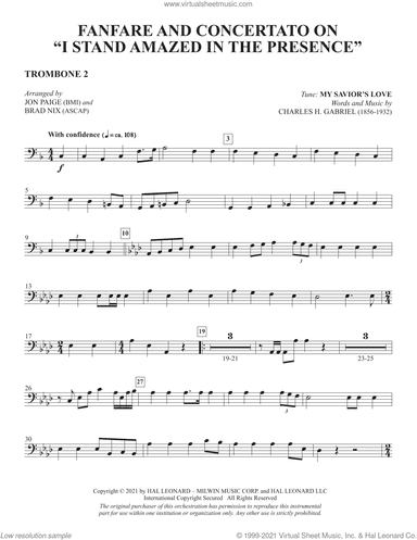 Fanfare And Concertato On "I Stand Amazed In The Presence" (arr Jon Paige and Brad Nix)