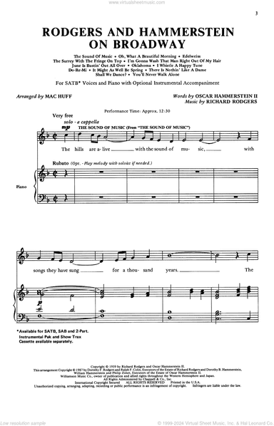 Rodgers and Hammerstein On Broadway (Medley) (arr. Mac Huff)