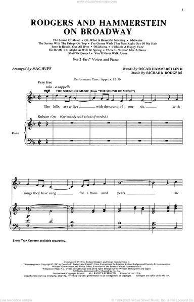Rodgers and Hammerstein On Broadway (Medley) (arr. Mac Huff)