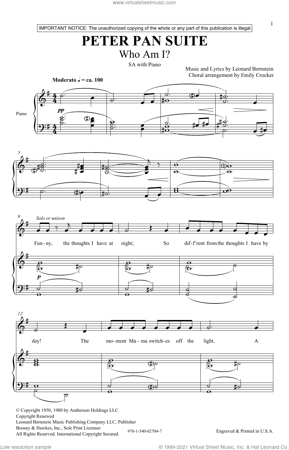 Peter Pan Suite (Collection) (arr. Emily Crocker)