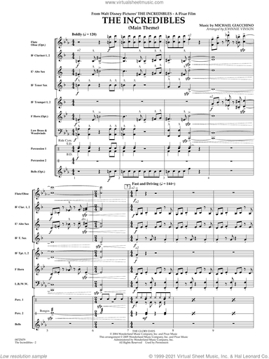 The Incredibles (Main Theme) (arr. Johnnie Vinson)
