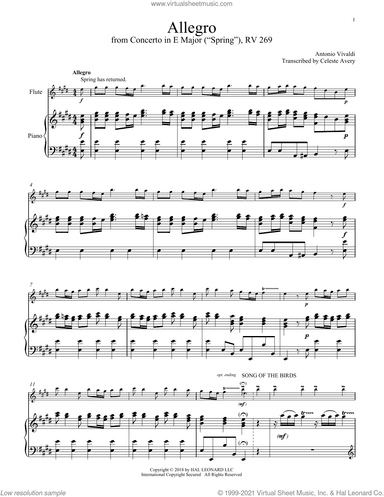 Allegro I, RV 269 ("Spring")