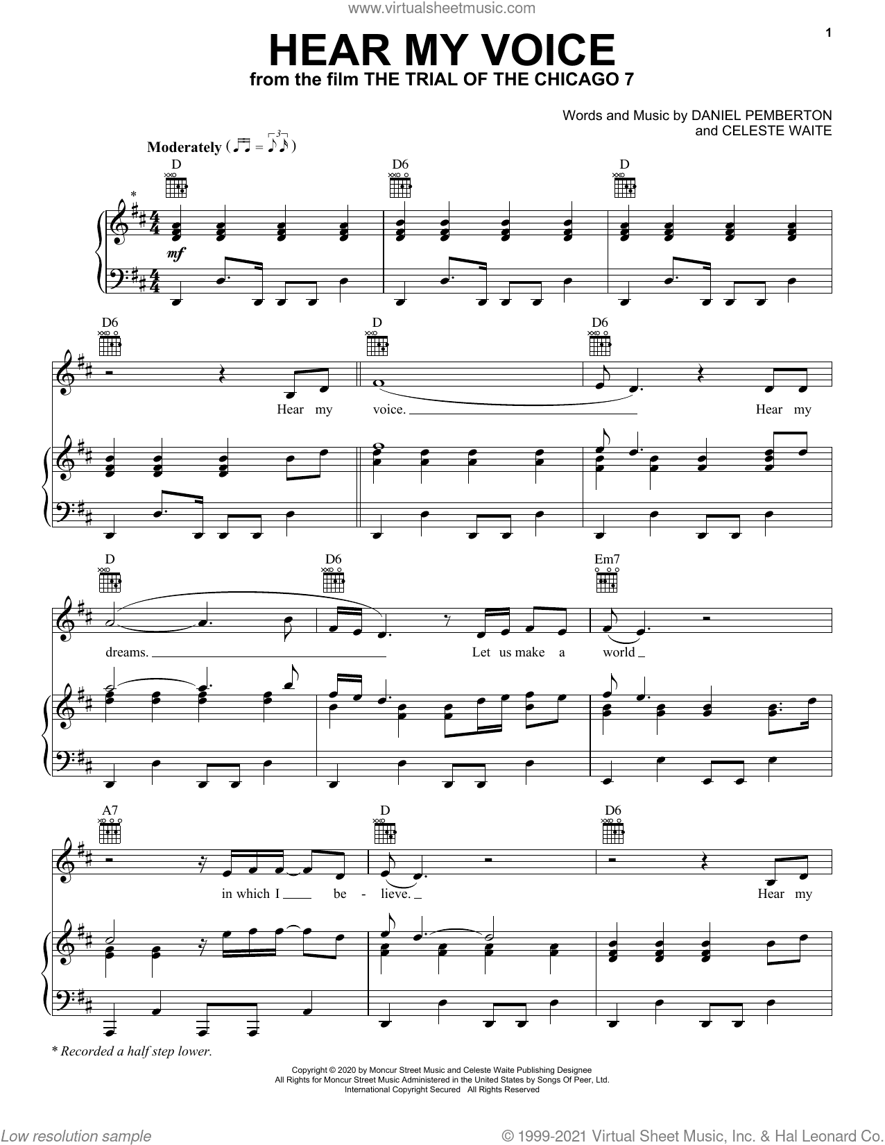 Hear My Voice (from The Trial Of The Chicago 7)