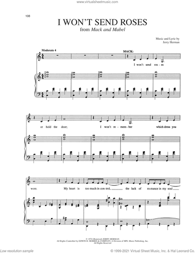 I Won't Send Roses (from Mack and Mabel)