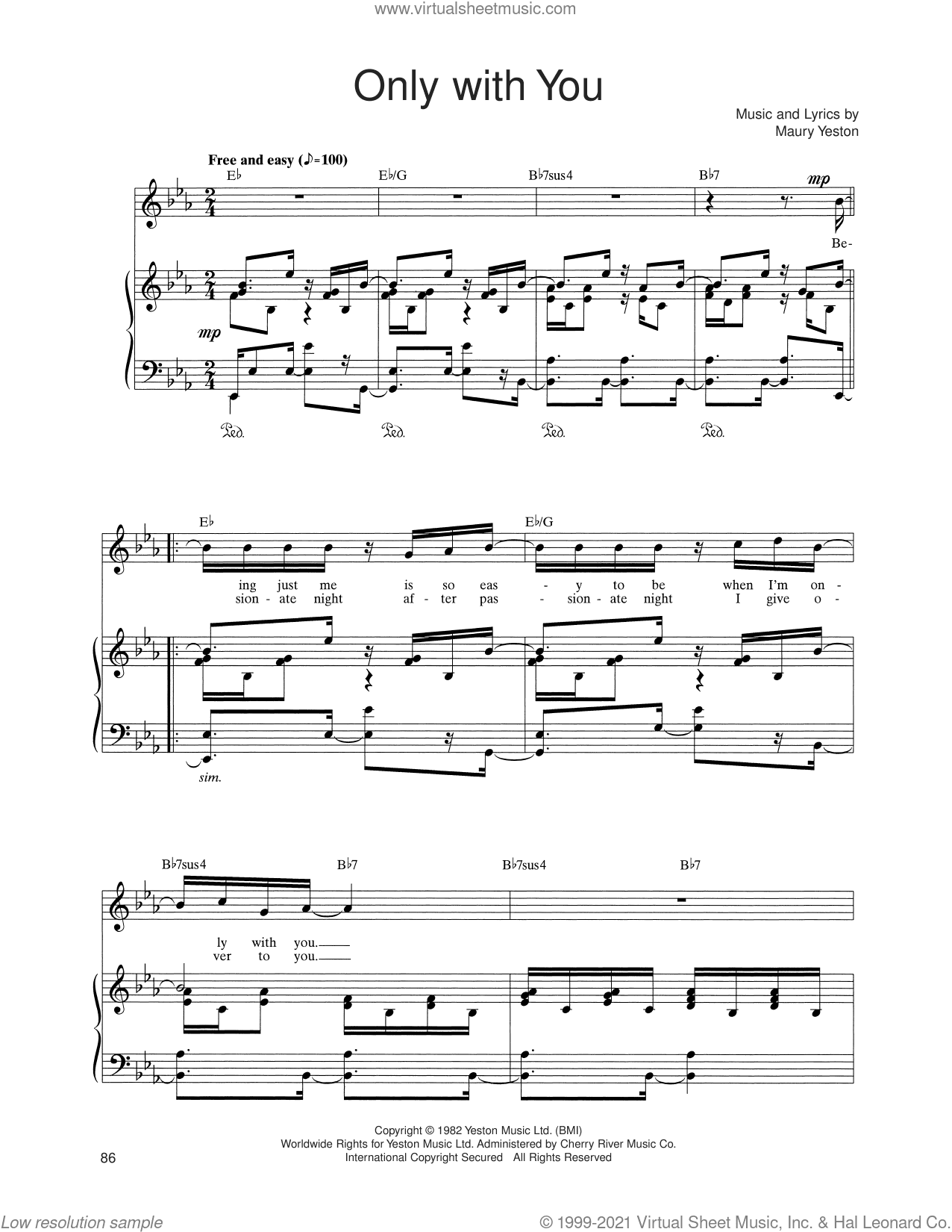 Only With You (from Nine)