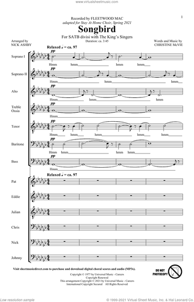 Songbird (arr. Nick Ashby)
