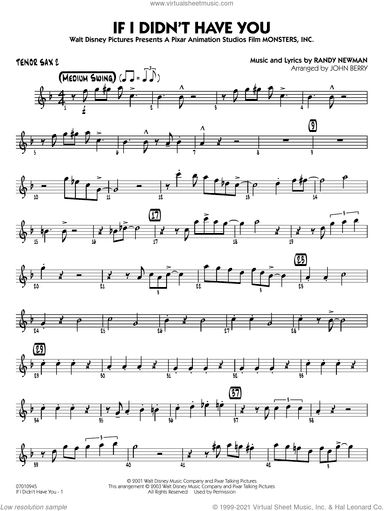 If I Didn't Have You (arr. John Berry)