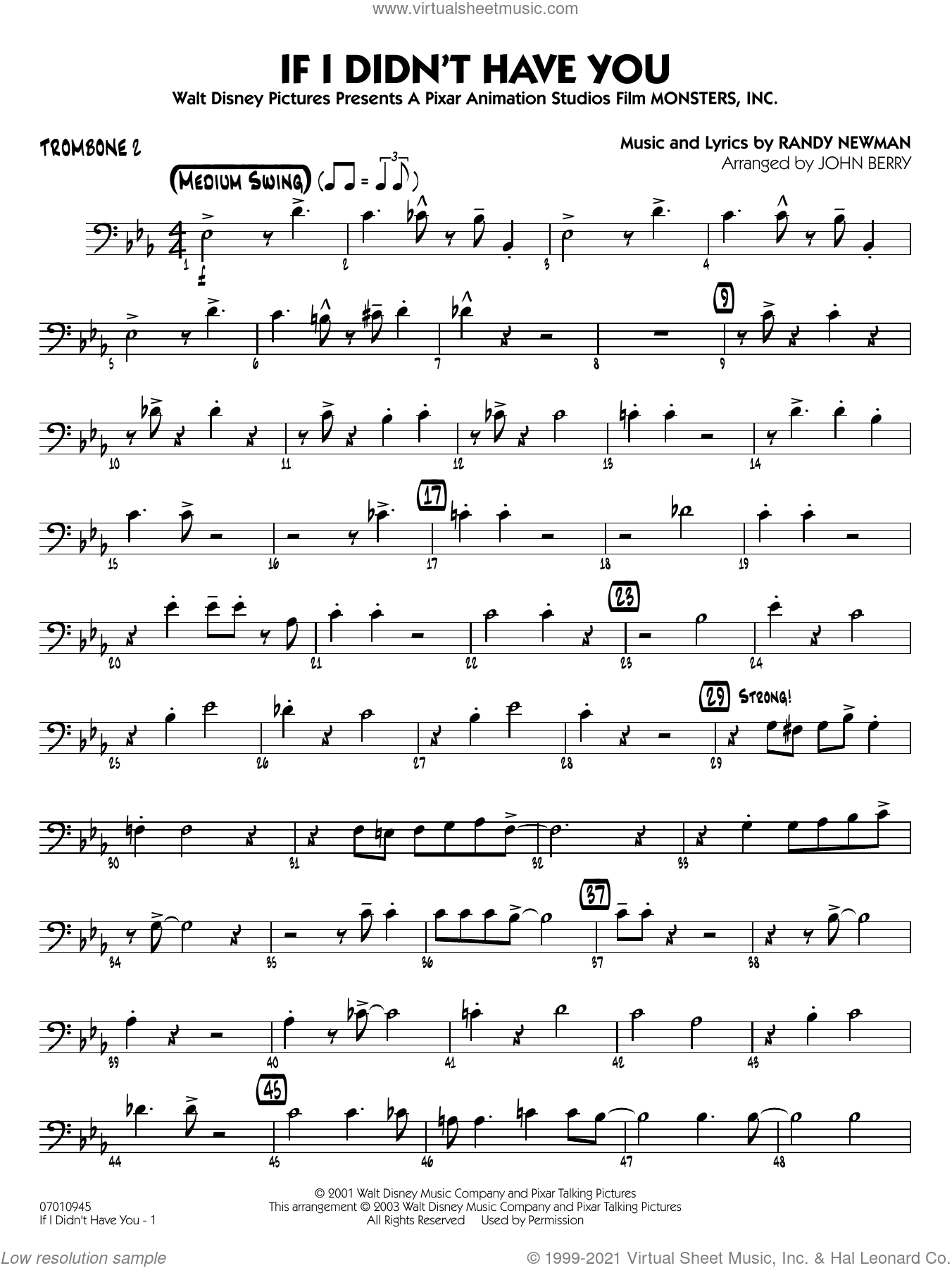 If I Didn't Have You (arr. John Berry)