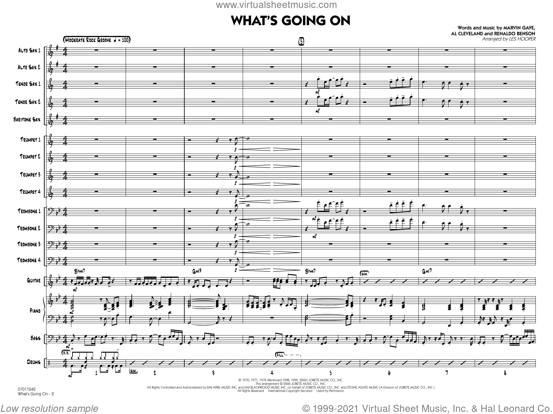 What's Going On (arr. Les Hooper) (COMPLETE)