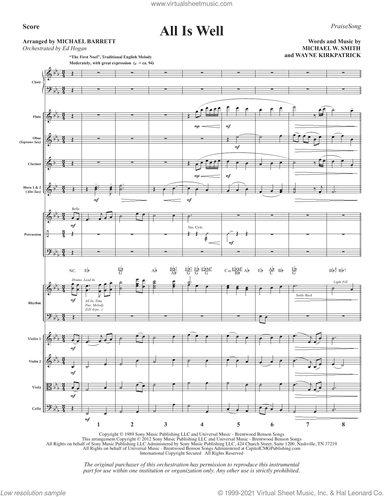 All Is Well (arr. Michael Barrett) (Praise Band)