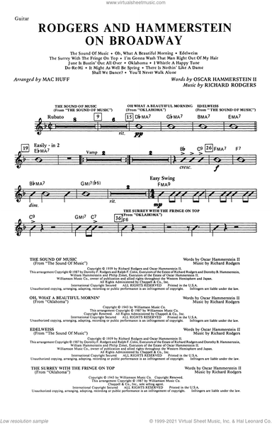 Rodgers and Hammerstein on Broadway (Medley)