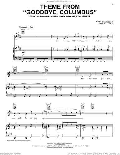 Theme From "Goodbye, Columbus"