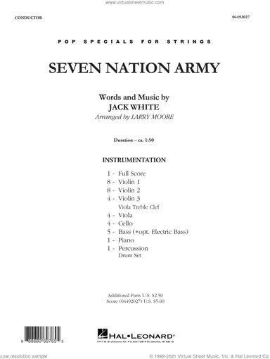 Seven Nation Army (arr. Larry Moore) (COMPLETE)