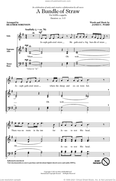 A Bundle Of Straw (arr. Heather Sorenson)