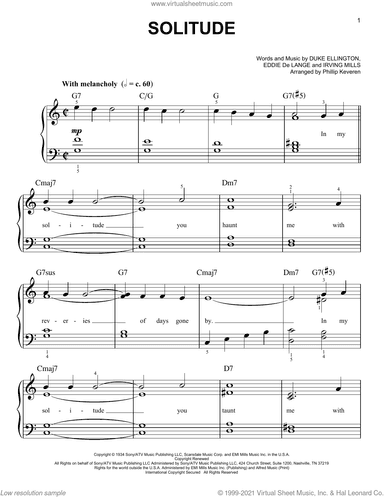 Solitude (arr. Phillip Keveren)