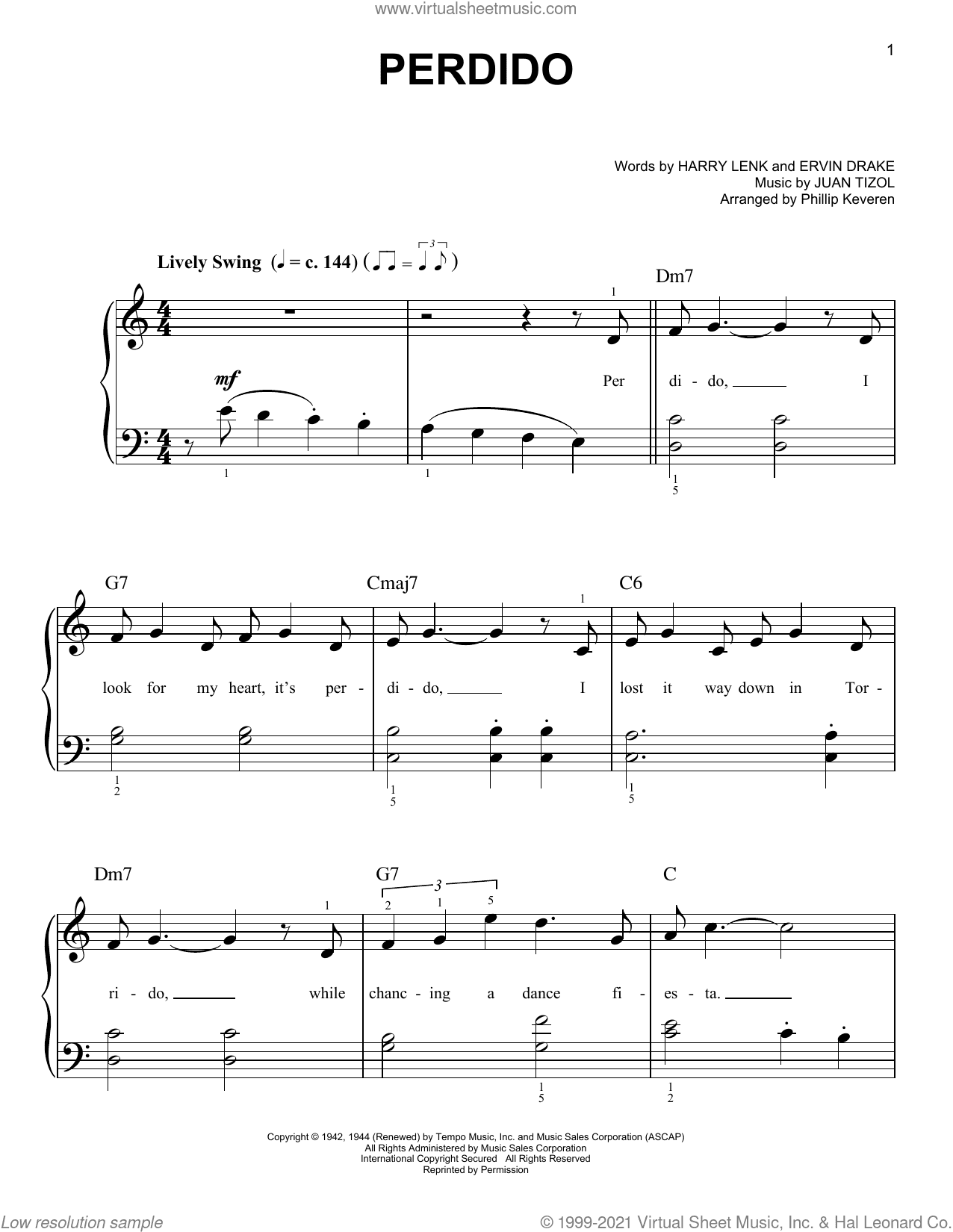 Perdido (arr. Phillip Keveren)