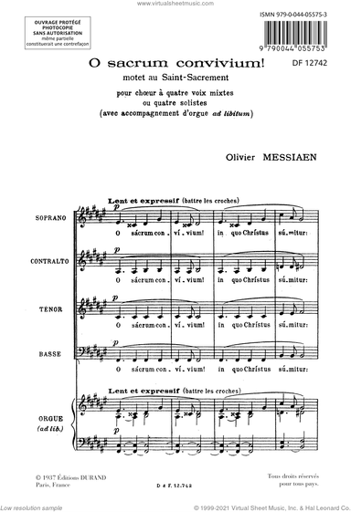 O Sacrum Convivium!