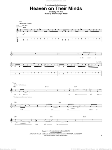 Heaven On Their Minds (from Jesus Christ Superstar)