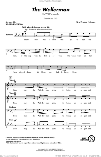 The Wellerman (arr. Roger Emerson)