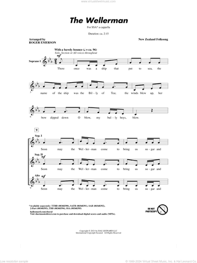 The Wellerman (arr. Roger Emerson)